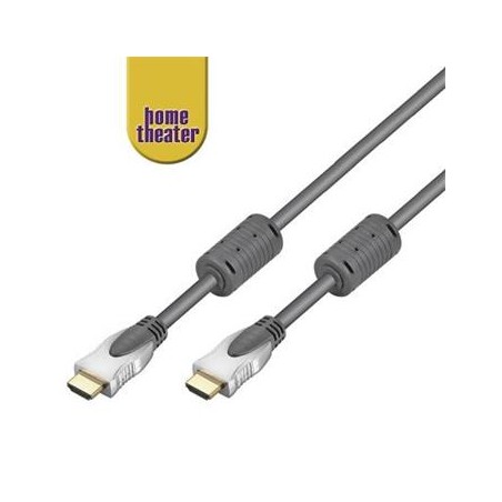 Home Theater HQ kabel HDMI male HDMI male, zlacené, HDMI , ferrity 1m