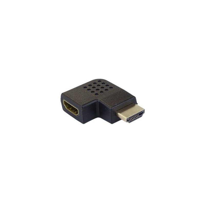 PremiumCord HDMI adaptér 19pin Female - 19pin Male do úhlu 90° levá