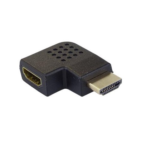 PremiumCord HDMI adaptér 19pin Female - 19pin Male do úhlu 90° levá