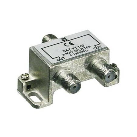 PremiumCord antenní rozbočovač na F konektory 1-2 výstupy 5-1000 MHz