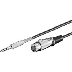 PremiumCord Kabel Jack 6.3mm-XLR M/F 6m kjackxlr01