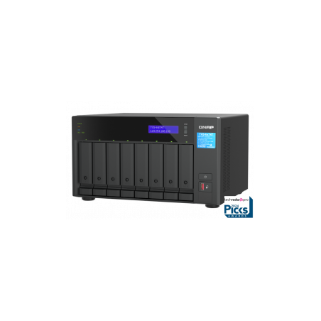 QNAP TVS-h874T-i7-32G (12core, ZFS, 32GB RAM, 8x SATA, 2x M.2 NVMe, 2x 2,5GbE, 2x Thunderbolt 4)