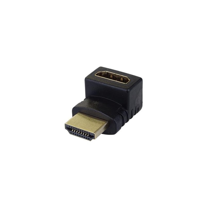 PremiumCord Adapter HDMI M/F zahnutý do pravého úhlu 90° - opačný