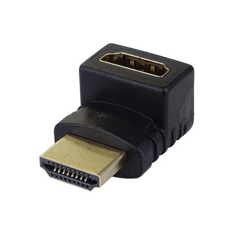 PremiumCord Adapter HDMI M/F zahnutý do pravého úhlu 90° - opačný