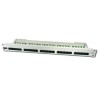 DIGITUS CAT3 ISDN patch panel,nestíněný, 25-port RJ45, 8P4C, LSA,1U,Rack Mount,šedá, RAL 7035