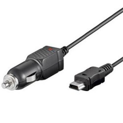 goobay Nabíjecí zdroj s konektorem mini USB pro mobilní telefony do automobilu 1A