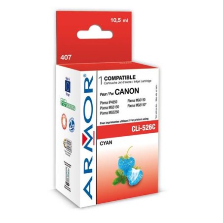 ARMOR ink-jet pro Canon, cyan, 10,5ml, komp. s CLI526C, č.k.407