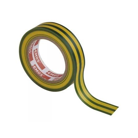 Izolační páska PVC 15/10 zelená/žlutá
