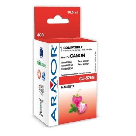 ARMOR ink-jet pro Canon, magenta, 10,5ml, komp.s CLI526M, č.k.408