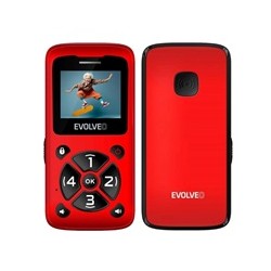 EVOLVEO Mobilní telefon pro seniory EasyPhone ID, červená