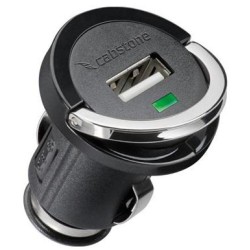 CABSTONE Napájecí 12-24V autoadaptér na USB 1,2A s nízkým profilem