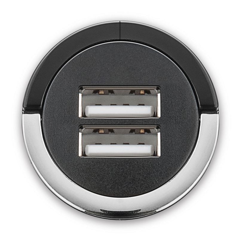 CABSTONE Napájecí 12-24V autoadaptér na 2xUSB 2.1A s nízkým profilem