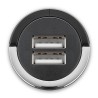 CABSTONE Napájecí 12-24V autoadaptér na 2xUSB 2.1A s nízkým profilem
