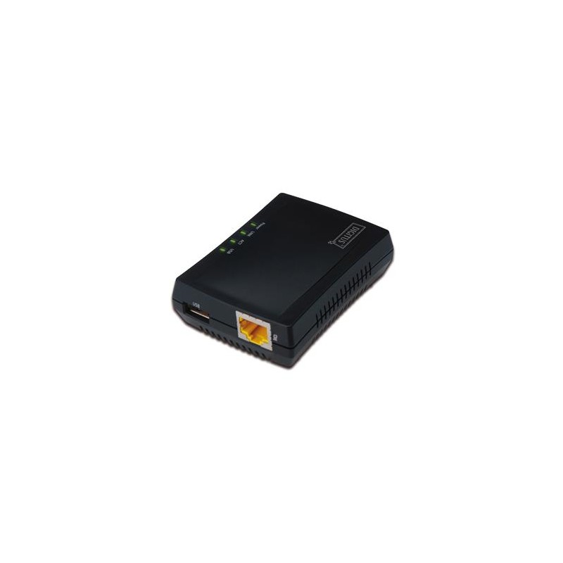 DIGITUS 1-Port USB 2.0 multifunkční síťový server/NAS