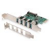 DIGITUS 4-Port USB 3.0 PCI Express přídavná karta, chipset VL800