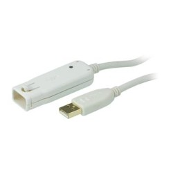 ATEN USB 2.0 aktivní prodlužka 12m se zámkem