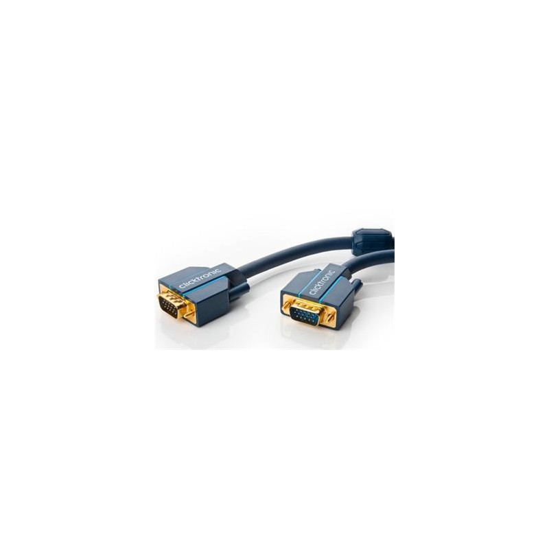 ClickTronic Kabel k monitoru HQ OFC (Coax) SVGA MD15HD-MD15HD s ferrity, 20m