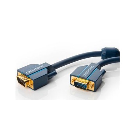 ClickTronic Kabel k monitoru HQ OFC (Coax) SVGA MD15HD-MD15HD s ferrity, 20m