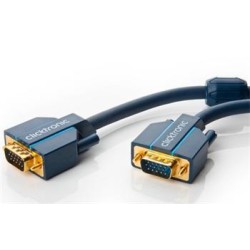 ClickTronic Kabel k monitoru HQ OFC (Coax) SVGA MD15HD-MD15HD s ferrity, 15m