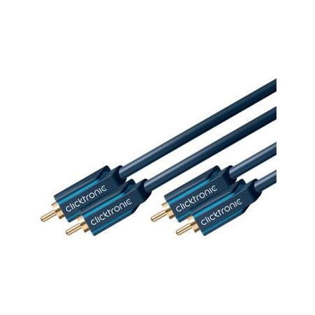 ClickTronic HQ OFC kabel 2x CINCH - 2x CINCH RCA, M/M, 2m