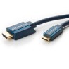 ClickTronic HQ OFC HDMI mini HDMI, zlacené, HDMI HighSpeed with Ethernet 2m