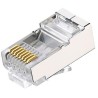 PremiumCord Konektor RJ 45 stíněný, Cat6 SRJ45SC6