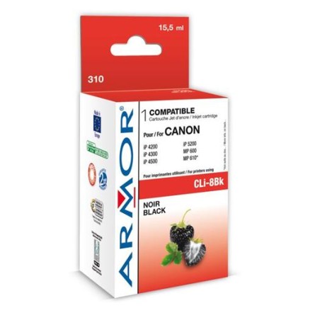 ARMOR ink-jet pro Canon komp. s CLI8BK, 15,5ml, black,č.k.310