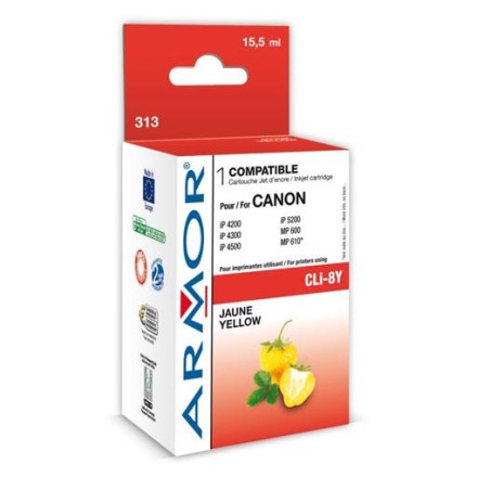 ARMOR ink-jet pro Canon komp. s CLI8Y, 15,5ml, yellow ,č.k.313