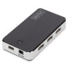 DIGITUS USB 2.0 7-Port Hub s napájecím adaptérem 5V/3.5A černý