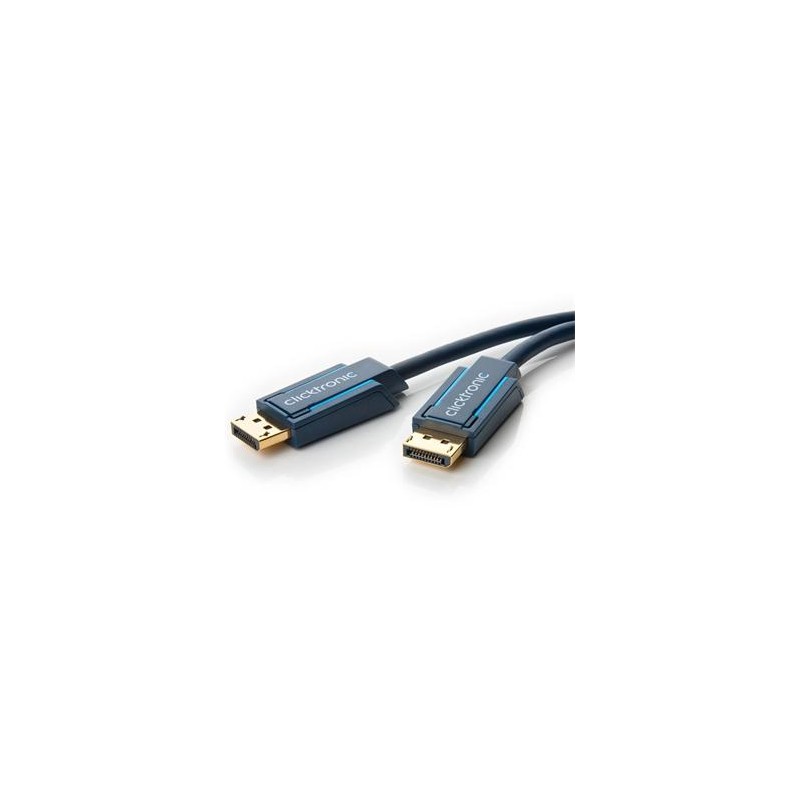 ClickTronic HQ OFC kabel DisplayPort, zlacené kon., 3D, 10m