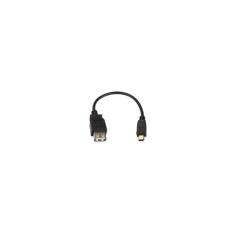 PREMIUMCORD USB redukce kabel USB A/female - Mini 5pin USB/male 20cm OTG