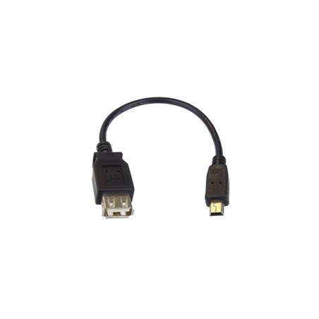 PREMIUMCORD USB redukce kabel USB A/female - Mini 5pin USB/male 20cm OTG