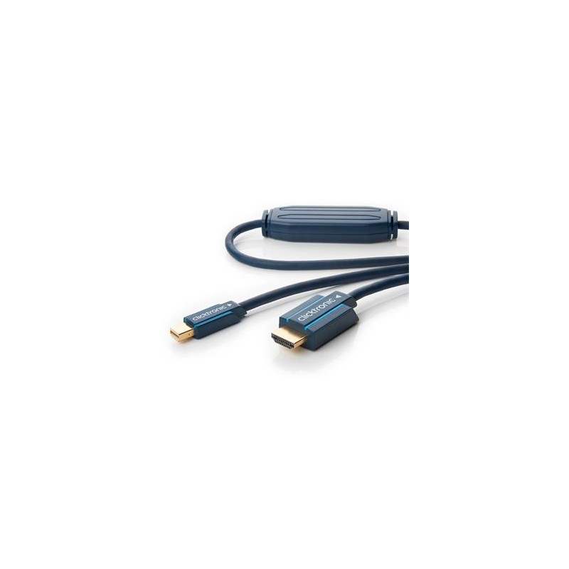 ClickTronic HQ OFC kabel mini DisplayPort - HDMI typ A, zlacené kon., 3D, M/M, 2m
