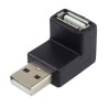 PremiumCord USB redukce A-A, Male/Female 90°