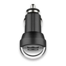 CABSTONE Napájecí 12-24V autoadaptér na 2xUSB 3,1A s nízkým profilem