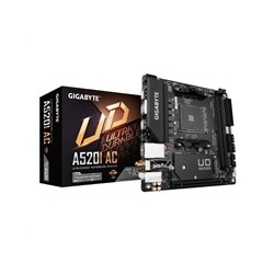 GIGABYTE MB Sc AM4 A520I AC, AMD A520, 2xDDR4, 1xDP, 2xHDMI, WI-FI, Mini-ITX