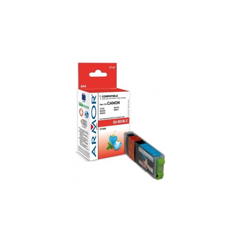 ARMOR ink-jet pro Canon, cyan, 13ml, komp. s CLI551C / CLI551CXL