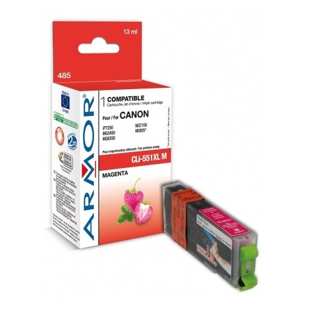 ARMOR ink-jet pro Canon, magenta, 13ml, komp. s CLI551M / CLI551MXL