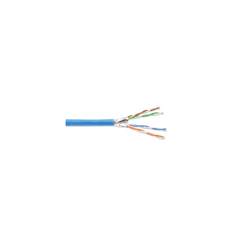 DIGITUS CAT 6A U-FTP Kabel 4x2,drát AWG23, LSOH, modrý, 305m
