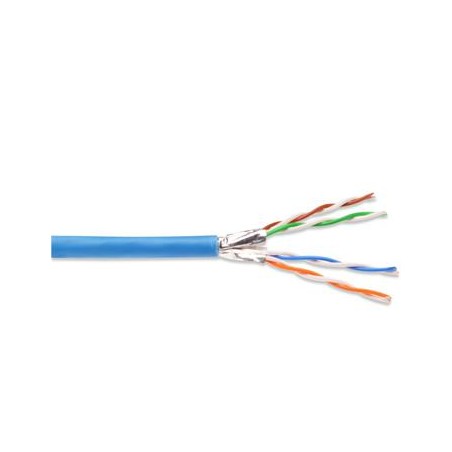 DIGITUS CAT 6A U-FTP Kabel 4x2,drát AWG23, LSOH, modrý, 305m
