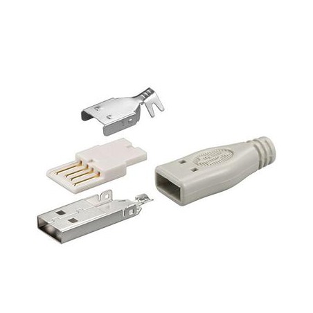goobay Konektor USB typu A samec pájecí konektor