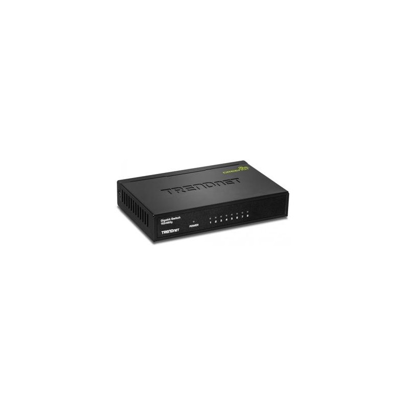 TRENDnet 8port Gigabit GREENnet Switch 10/100/1000 energeticky úsporný, kovový
