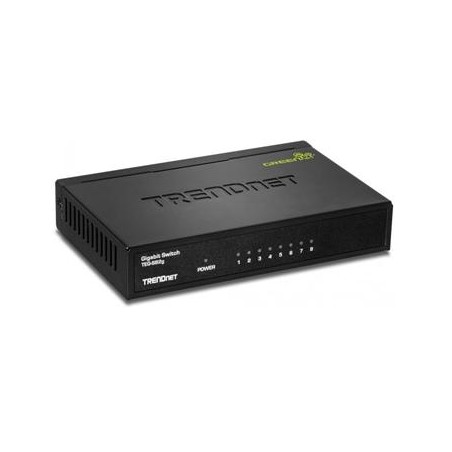TRENDnet 8port Gigabit GREENnet Switch 10/100/1000 energeticky úsporný, kovový