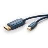 ClickTronic HQ OFC kabel mini DisplayPort - DisplayPort, zlacené kon., 3D, M/M, 1m