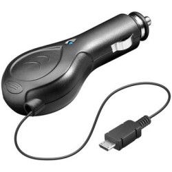 goobay Nabíjecí zdroj s navíjecím kabelem a micro USB pro mobilní telefony do automobilu 0,8A PPADAPTER84