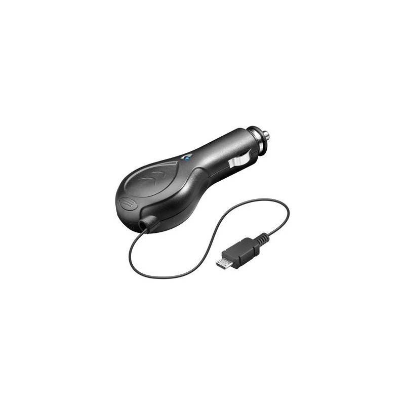 goobay Nabíjecí zdroj s navíjecím kabelem a micro USB pro mobilní telefony do automobilu 0,8A PPADAPTER84
