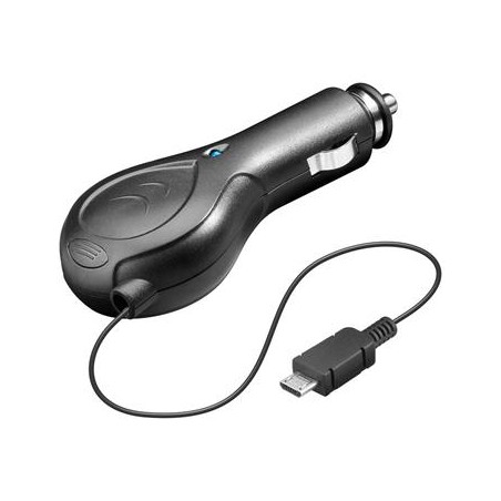 goobay Nabíjecí zdroj s navíjecím kabelem a micro USB pro mobilní telefony do automobilu 0,8A PPADAPTER84
