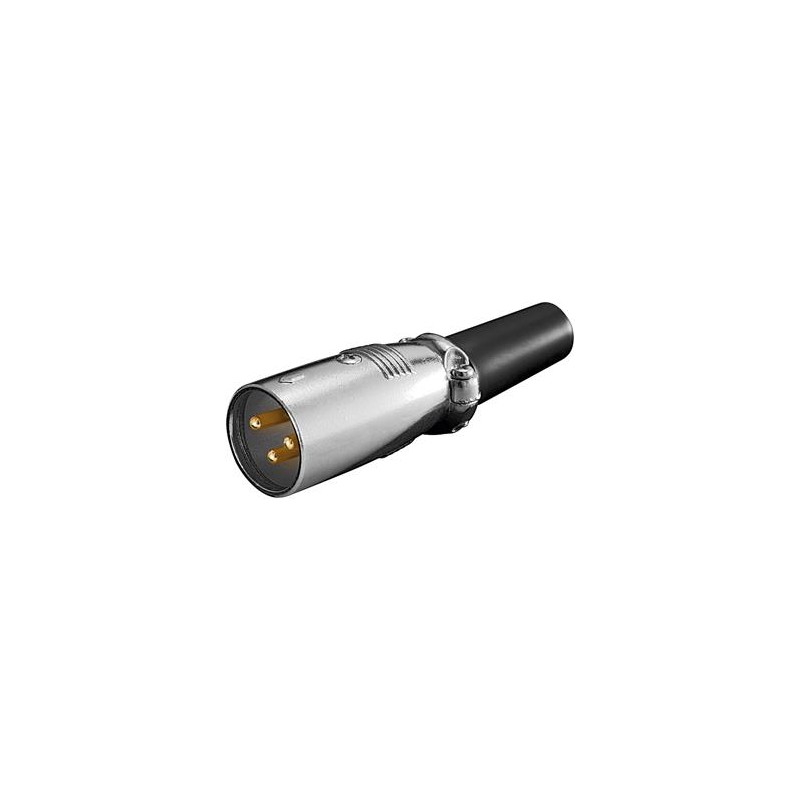 PremiumCord XLR mikrofonní konektor, 3-piny, male