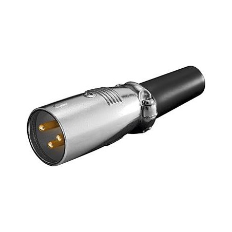 PremiumCord XLR mikrofonní konektor, 3-piny, male