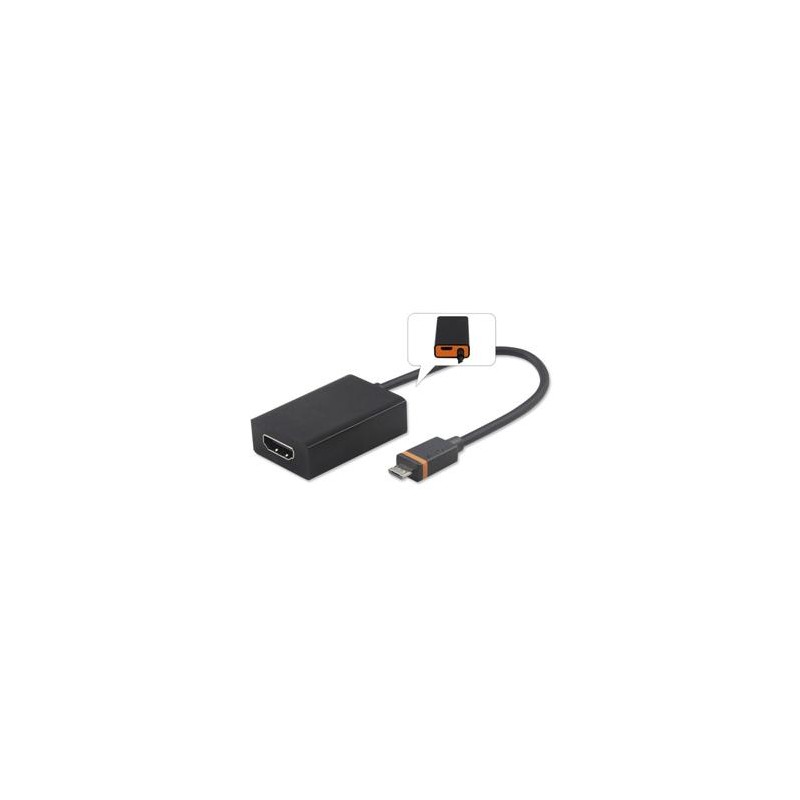 PremiumCord SlimPort/MyDP adaptér na HDMI s micro USB napájením